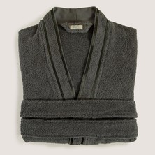 Chakra Chıc %100 Pamuk Unısex Bornoz Antrasit