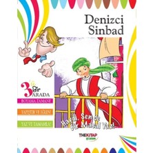 Renas Store Denizci Sinbad (Üçü Bir Arada Etkinlik Kitabı)