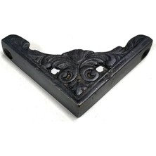 Renas Store Antika Tarz Dekoratif Pirinç Köşe Süsü - 58X58 Mm, Oksit