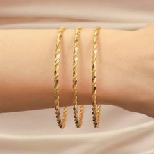 Sarrafiyem Sarraftan 2'li Burma 22 Ayar Bilezik