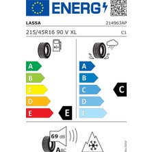 Lassa 215/45R16 90V Xl Snoways4 Üretim 2025 Oto Kış Lastiği