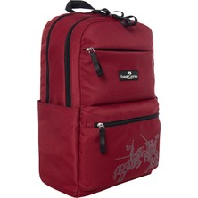  faber-castell okul sırt çantası classic bordo 5177000116000