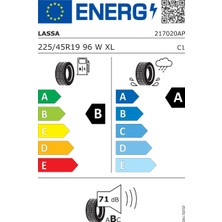Lassa 225/45R19 96W Xl Competus H/p3 Üretim 2025 Oto Yaz Lastiği