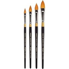 SHC4200 Kingart B-100 4 Adet. Altın 9930 Serisi Oval Çiçekli Petal Seti, Akrilik, Ya