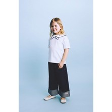 DeFacto %100 Pamuk Wide Leg Jean Pantolon Kız Bebek H2681A526SM