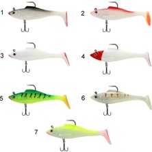 Captain 3567 Cracker Soft 10CM Levrek Turna Silikonu 3lü Set Suni Balık