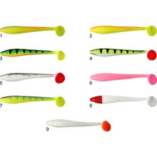 Mutant 3534 Typoon Soft 12CM Levrek Silikonu 5li Paket Suni Yem