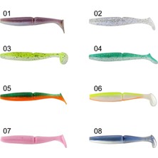 Captain 3516 Pukka Shad 9cm 7gr Levrek Silikonu 5li Paket Suni Yem