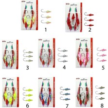 Captain 6457 Jig Head 15GR Ultimate Sardine 3lü Set