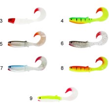 Captain 3571 Taifun Soft 10CM Levrek Silikonu 5li Paket Suni Yem