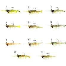 Captain 3049 Magic Shrimp 3D Silikon Karides 76MM 55GR Suni Yem