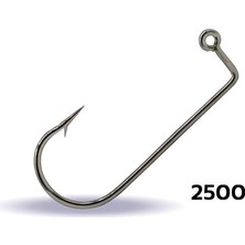 Youvella 2500 Jig Head Iğnesi Delikli Uzun 100LÜ Kutu Nikel