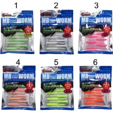Captain 3520 Mini Worm Floating 5 cm Aromalı Lrf Silikon Yem 10LU