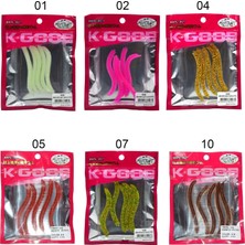 Mutant 3506 Spin Forte 75CM Aromalı Lrf Silikon Suni Yem 5li Set