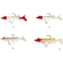 Captain 3553 Bobo Pike Soft 12CM Turna Silikonu Suni Balık