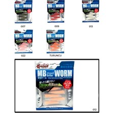 Captain 3518 Mad Bite Earth Worm 4 cm Aromalı Lrf Silikon Yem 8li Set