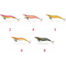 Captain 3025 Kalamar Zokası 12CM Different Squid Size 35