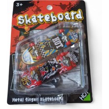 Hureggo Metal Finger Skateboard Seti - Metal Parmak Kaykayı 2'li Paket