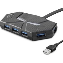 Renas Store Usb3.0 Hub 7*usb3.0 1.2m Siyah HDX7038
