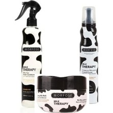 Morfose Milk Therapy 3 Parça Onarıcı Saç Bakım Seti Kuru ve Yıpranmış Saçlar İçin