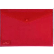 Faber-Castell Faber Castell Kırmızı Çıtçıtlı Dosya