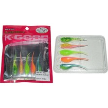 Mutant 3508 Sclops Sübye 75CM Aromalı Lrf Silikon Suni Yem 5li Set