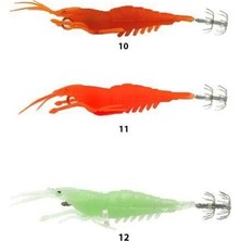 Captain 3026 Kalamar Zokası 10CM Silikon Shrimp Squid