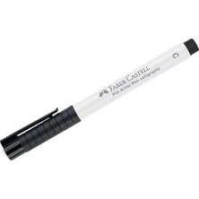  faber-castell kaligrafi kalemi pitt beyaz (c) (5 li paket) 5188167501000
