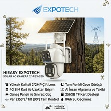 Hıeasy Expotech Solar  4g 2*2mp EX-RBX-S20