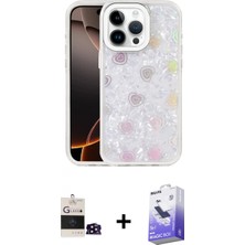 Marsilyan™- iPhone 14 Pro Max Kılıf Odak Prime - Siyah Bilvis 5in1 5d Magic Hayalet Cam Ekran Koruyucu + Siyah Bilvis Titan Kamera Lens