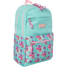  faber-castell flower okul sırt çantası mint yeşili 5177000126000
