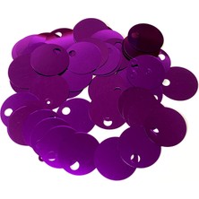 Knitme Pul Payet 20 mm 220 No Mor Menekşe +/- 300 Adet - 19 gr