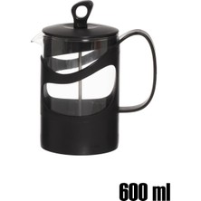 Herevin 131061-834 French Press Süzgeçli Çay Kahve Kupası 600ML