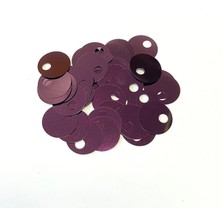 Knitme Pul Payet 15 mm 158 No Mürdüm +/- 300 Adet - 10 gr