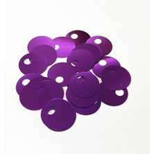 Knitme Pul Payet 15 mm 157 No Mor Menekşe +/- 300 Adet - 10 gr
