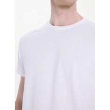 Limon Beyaz Erkek T-Shirt L6SM-TST9522