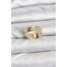 Almira Butik Mey Ithalat® Gold Renk Model Kadın Yüzük