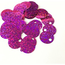 Knitme Pul Payet 20 mm 218 No Pembe Melange +/- 300 Adet - 19 gr