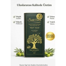 Erken Hasat Soğuk Sıkım Natürel Sızma Zeytinyağı 5 Lt. Özel Tasarım Teneke