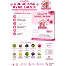 Gül Özlü Detoks Ayak Bandı – Gece Boyunca Arınma Desteği (10 Adet)