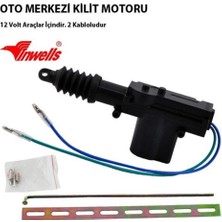 Nettedarikcisi Merkezi Kapı Kilit Motoru 2 Kablolu 12V