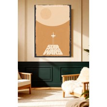 Mushen Studio Mushen Studıo Star Wars Klasik Ikonik Poster Minimalist Çerçevesiz Kanvas Tablo
