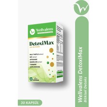 Wellvalens DetoxiMax 30 Kapsül | Devedikeni, Enginar & Zerdeçal İçeren Bitkisel Takviye