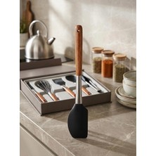 Cook&Kitchen Tohana Ahşap Saplı Silikon Spatula