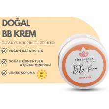 Pürshiffa Doğal BB Krem 20 ml Tüm Cilt Tipleri İçin Ton Eşitleyici E Vitamini İçerikli