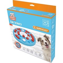M-Pets Brainy Games Da Vinci Puzzle 3.seviye Köpek Eğitim Oyuncağı 34,9x5,6 cm