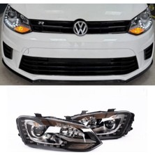 Ns Nilser Auto Parts Vw Polo R Sağ Sol Far Set Gtı 2010-2017 Silver