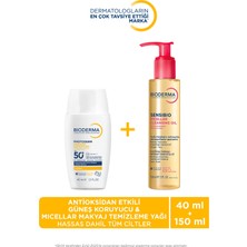 Tüm Ciltler Için Photoderm Xdefense Antioksidan Etkili Güneş Koruyucu&micellar Makyaj Temizleme Yağı