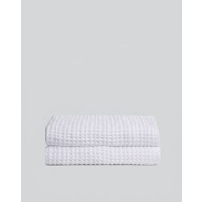 Anne Sesi Premium Waffle 2'li Banyo Havlusu Seti %100 Pamuk,ultra Yumuşak,emici,hızlı Kuruyan,bohem,minimalist