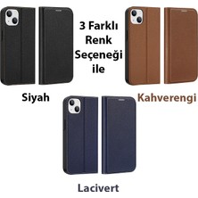 Kont Dux Ducis iPhone 14 Plus 6.7 Kılıf Skin x Pu Deri Manyetik Kapaklı Kılıf Magnetic Folio CASE-(5775)